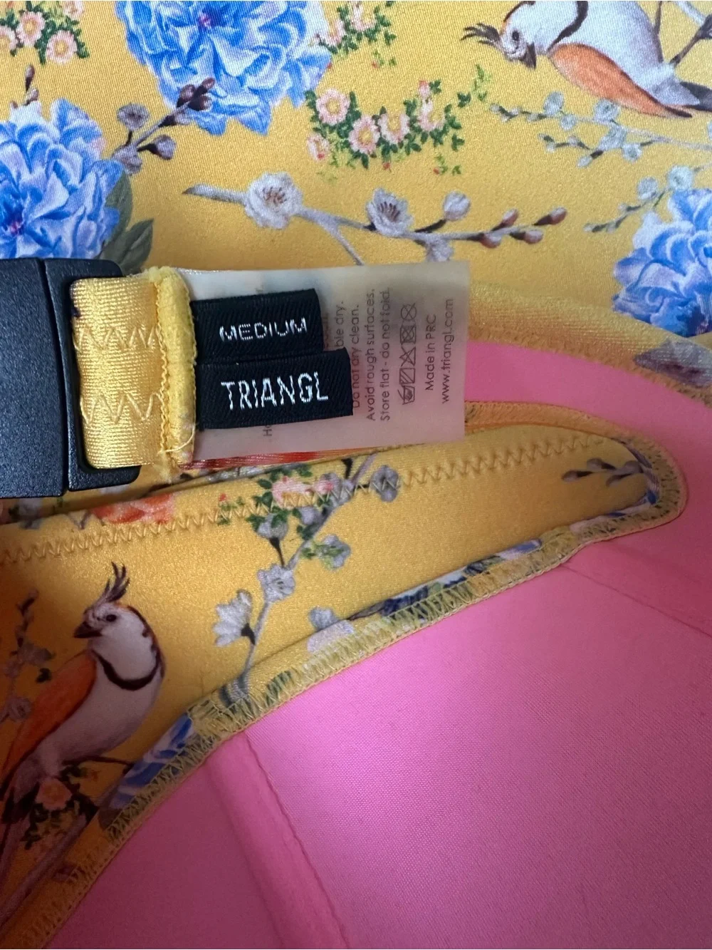 triangl swimwear bright yellow